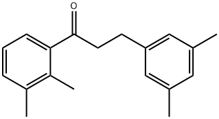 2',3'-DIMETHYL-3-(3,5-DIMETHYLPHENYL)PROPIOPHENONE 구조식 이미지