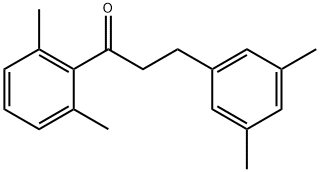 2',6'-DIMETHYL-3-(3,5-DIMETHYLPHENYL)PROPIOPHENONE 구조식 이미지