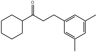 CYCLOHEXYL 2-(3,5-DIMETHYLPHENYL)ETHYL KETONE Structure