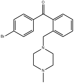 4'-BROMO-2-(4-METHYLPIPERAZINOMETHYL) BENZOPHENONE Structure