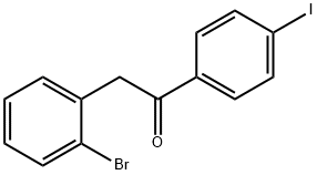 2-(2-BROMOPHENYL)-4'-IODOACETOPHENONE Structure