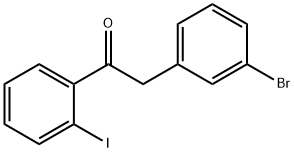 2-(3-BROMOPHENYL)-2'-IODOACETOPHENONE Structure