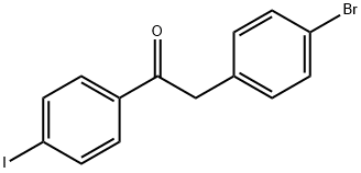 2-(4-BROMOPHENYL)-4'-IODOACETOPHENONE Structure