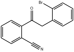 2-(2-BROMOPHENYL)-2'-CYANOACETOPHENONE 구조식 이미지