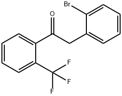 2-(2-BROMOPHENYL)-2'-TRIFLUOROMETHYLACETOPHENONE Structure