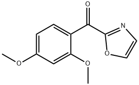 2-(2,4-DIMETHOXYBENZOYL)OXAZOLE Structure