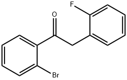 2'-BROMO-2-(2-FLUOROPHENYL)ACETOPHENONE Structure