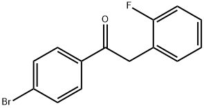 4'-BROMO-2-(2-FLUOROPHENYL)ACETOPHENONE Structure