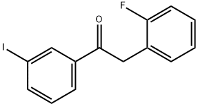 2-(2-FLUOROPHENYL)-3'-IODOACETOPHENONE Structure