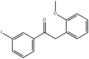 3'-IODO-2-(2-METHOXYPHENYL)ACETOPHENONE Structure