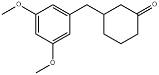 3-(3,5-DIMETHOXYBENZYL)CYCLOHEXANONE Structure