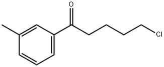 5-CHLORO-1-(3-METHYLPHENYL)-1-OXOPENTANE Structure