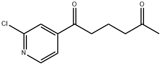 1-(3-CHLORO-4-PYRIDYL)-1,5-HEXANEDIONE Structure