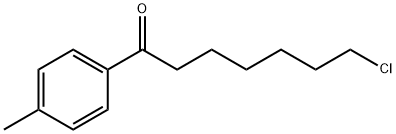 7-CHLORO-1-(4-METHYLPHENYL)-1-OXOHEPTANE 구조식 이미지