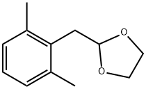 2,6-DIMETHYL(1,3-DIOXOLAN-2-YLMETHYL)BENZENE Structure