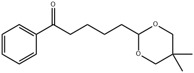 5-(5,5-DIMETHYL-1,3-DIOXAN-2-YL)VALEROPHENONE 구조식 이미지