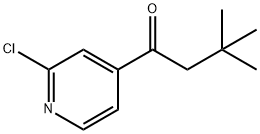 1-(2-CHLORO-PYRIDIN-4-YL)-3,3-DIMETHYL-BUTAN-1-ONE Structure