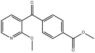 METHYL 4-(2-METHOXYNICOTINOYL)BENZOATE Structure