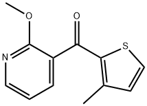 2-METHOXY-3-(3-METHYL-2-THENOYL)PYRIDINE Structure