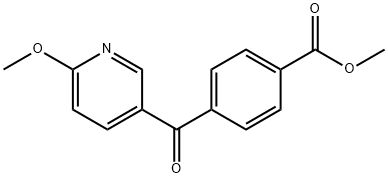 METHYL 4-(6-METHOXYNICOTINOYL)BENZOATE Structure