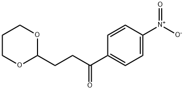 3-(1,3-DIOXAN-2-YL)-4'-NITROPROPIOPHENONE 구조식 이미지