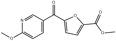 METHYL 5-(6-METHOXYNICOTINOYL)-2-FURANOATE 구조식 이미지