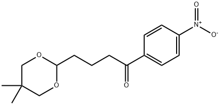 4-(5,5-DIMETHYL-1,3-DIOXAN-2-YL)-4'-NITROBUTYROPHENONE Structure