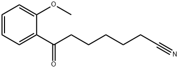 7-(2-METHOXYPHENYL)-7-OXOHEPTANENITRILE Structure