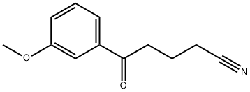 5-(3-METHOXYPHENYL)-5-OXOVALERONITRILE Structure