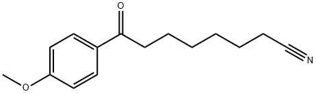 8-(4-METHOXYPHENYL)-8-OXOOCTANENITRILE 구조식 이미지