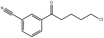 5-CHLORO-1-(3-CYANOPHENYL)-1-OXOPENTANE 구조식 이미지