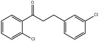 2'-CHLORO-3-(3-CHLOROPHENYL)PROPIOPHENONE Structure