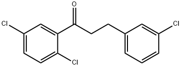 3-(3-CHLOROPHENYL)-2',5'-DICHLOROPROPIOPHENONE Structure