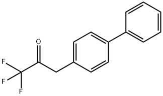 3-(4-BIPHENYL)-1,1,1-TRIFLUORO-2-PROPANONE 구조식 이미지