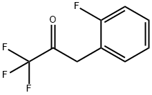 3-(2-FLUOROPHENYL)-1,1,1-TRIFLUORO-2-PROPANONE 구조식 이미지