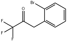 3-(2-BROMOPHENYL)-1,1,1-TRIFLUORO-2-PROPANONE 구조식 이미지