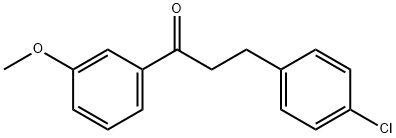 3-(4-CHLOROPHENYL)-3'-METHOXYPROPIOPHENONE Structure