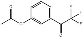 3'-ACETOXY-2,2,2-TRIFLUOROACETOPHENONE 구조식 이미지