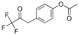 3-(4-ACETOXYPHENYL)-1,1,1-TRIFLUORO-2-PROPANONE Structure
