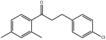 3-(4-CHLOROPHENYL)-2',4'-DIMETHYLPROPIOPHENONE 구조식 이미지