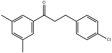 3-(4-CHLOROPHENYL)-3',5'-DIMETHYLPROPIOPHENONE Structure