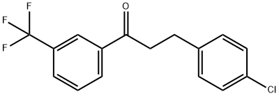 3-(4-CHLOROPHENYL)-3'-TRIFLUOROMETHYLPROPIOPHENONE Structure