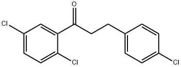 3-(4-CHLOROPHENYL)-2',5'-DICHLOROPROPIOPHENONE Structure