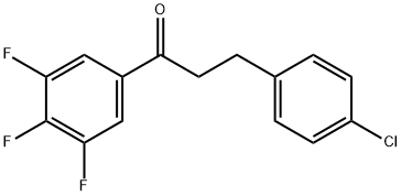 3-(4-CHLOROPHENYL)-3',4',5'-TRIFLUOROPROPIOPHENONE Structure