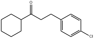 2-(4-CHLOROPHENYL)ETHYL CYCLOHEXYL KETONE Structure