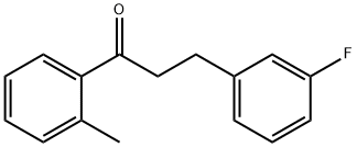 3-(3-FLUOROPHENYL)-2'-METHYLPROPIOPHENONE Structure