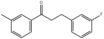 3-(3-FLUOROPHENYL)-3'-METHYLPROPIOPHENONE Structure