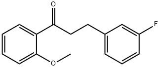 3-(3-FLUOROPHENYL)-2'-METHOXYPROPIOPHENONE Structure