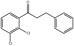 2',3'-DICHLORO-3-PHENYLPROPIOPHENONE Structure