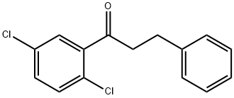 2',5'-DICHLORO-3-PHENYLPROPIOPHENONE 구조식 이미지